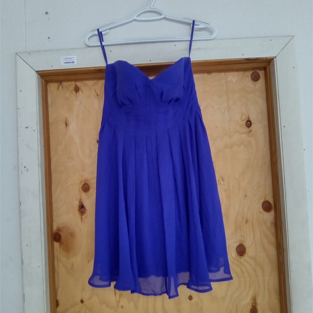 ARDEN B Vibrant Purple Strapless Dress - Picture 5 of 7